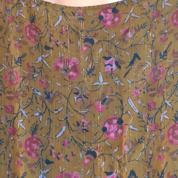 House of Harlow 1960 Olive Green Metallic Mini Dress - Picture 10 of 16